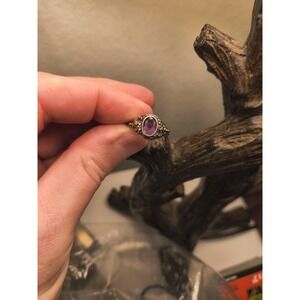 Antique Amethyst Ring Size 5 And 3/4